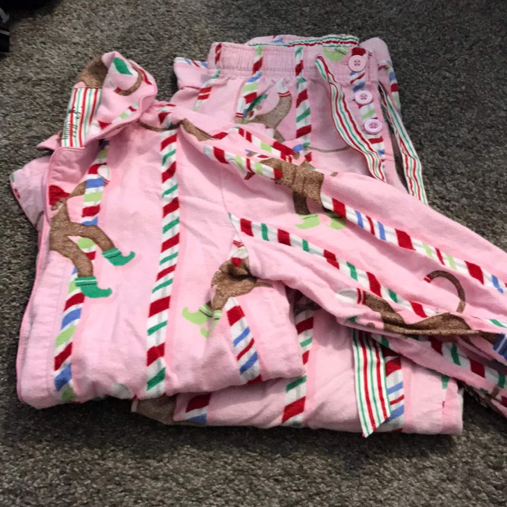 Nick & Nora Sock Monkey Christmas Pajamas
